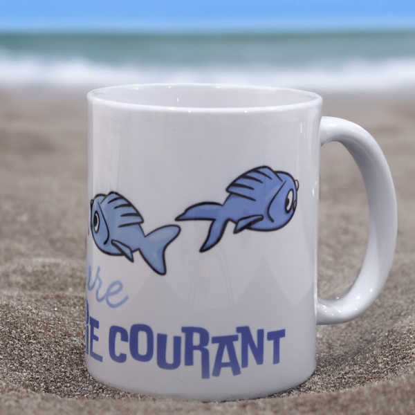 Mug "Vivre à contre courant"